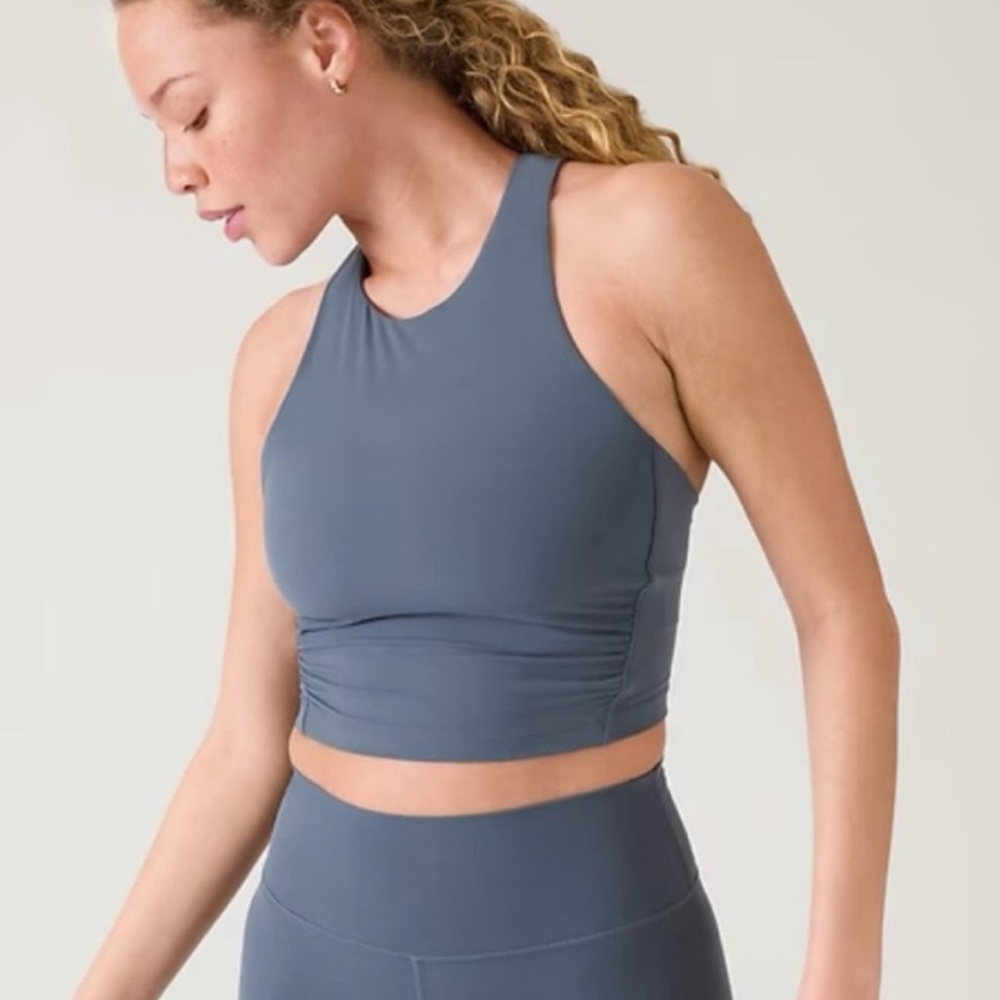 Athleta Slate/Granite Blue Sports Bra